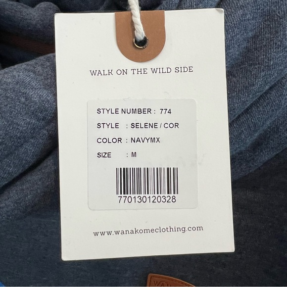 Wanakome Selene Hoodie - Navy Mix - Picture 10 of 11